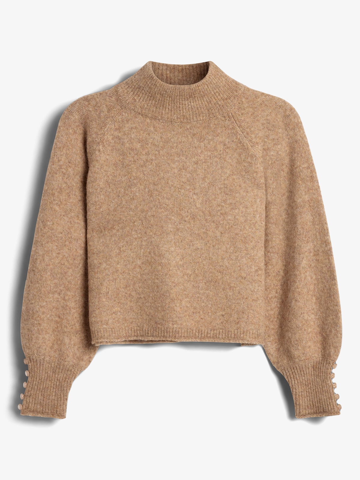 Fuzzy tan sweater hotsell