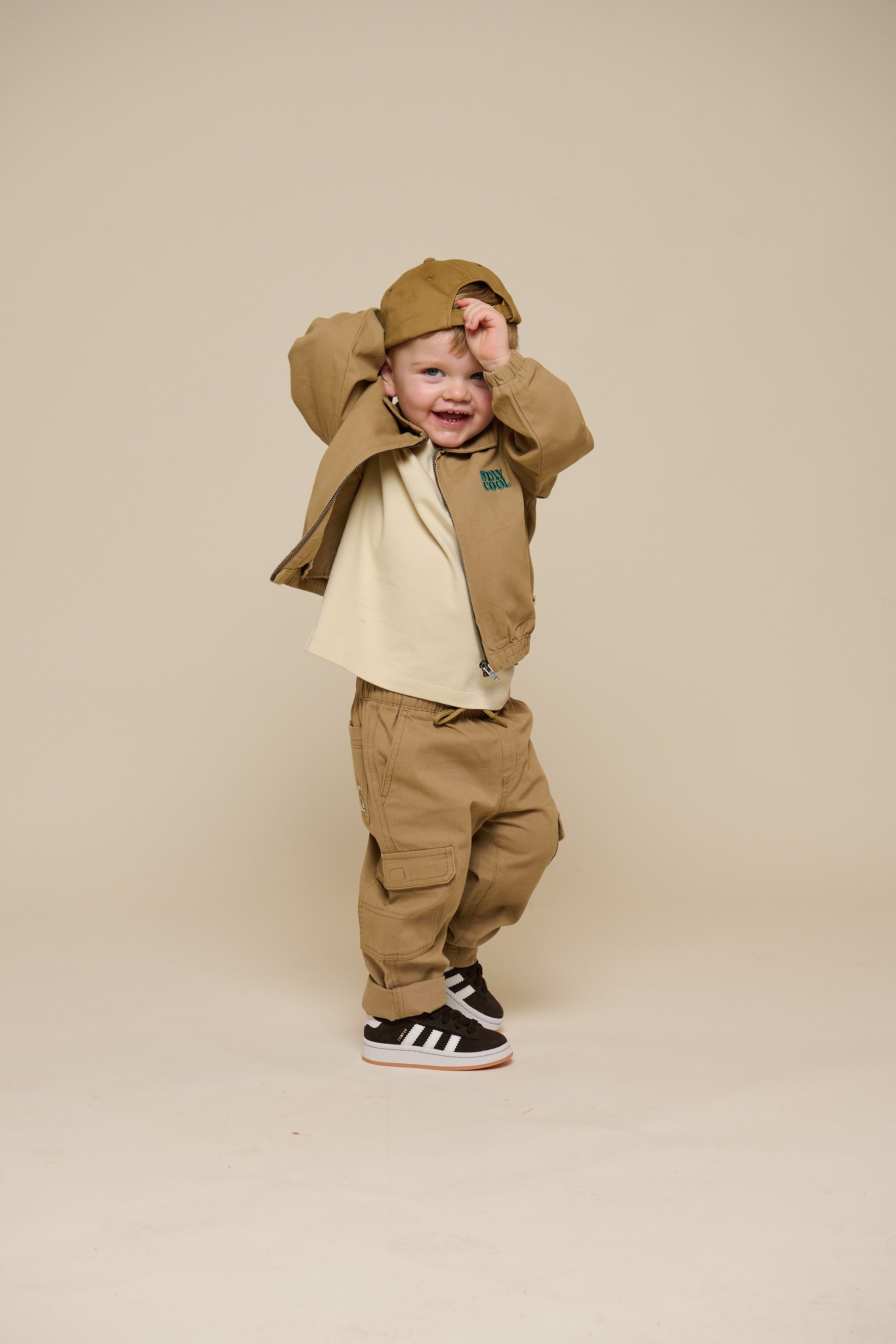 Canvas Trousers - Kids - Khaki | 101132 Isack