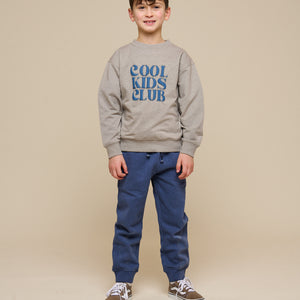 Sweat Pant - Tween - Indigo Blue Melange | 100895 Justin