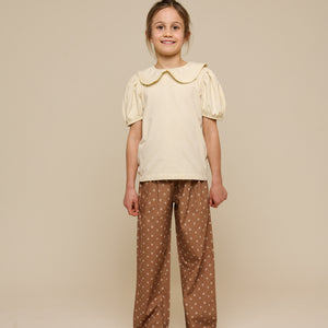 Printed Poplin Trousers - Tween - Coconut | 101090 Camilla