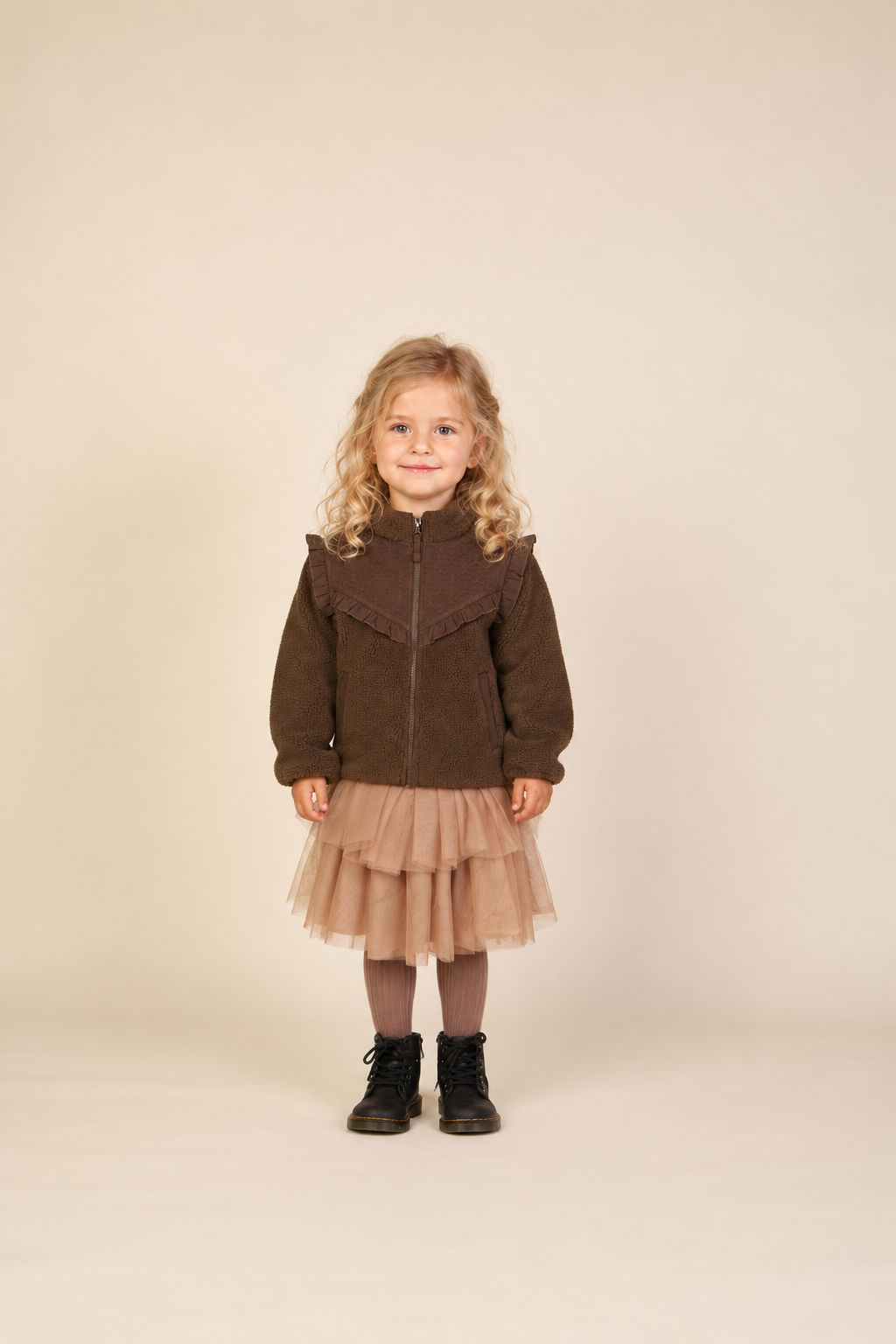Tulle Skirt - Kids - Light Brown | 101505 Bianca