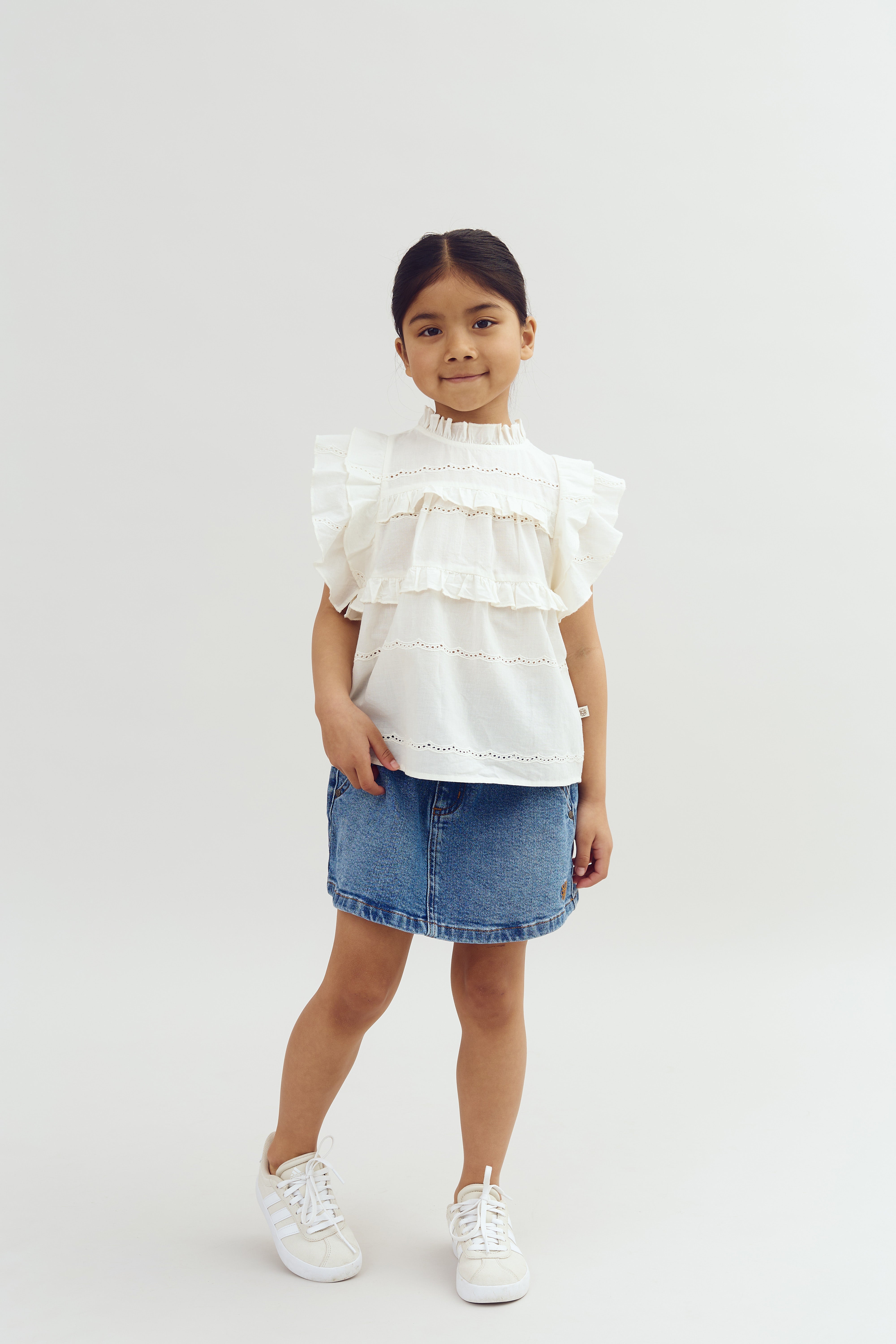 Denim Skirt - Blue Denim | 100144 Eva