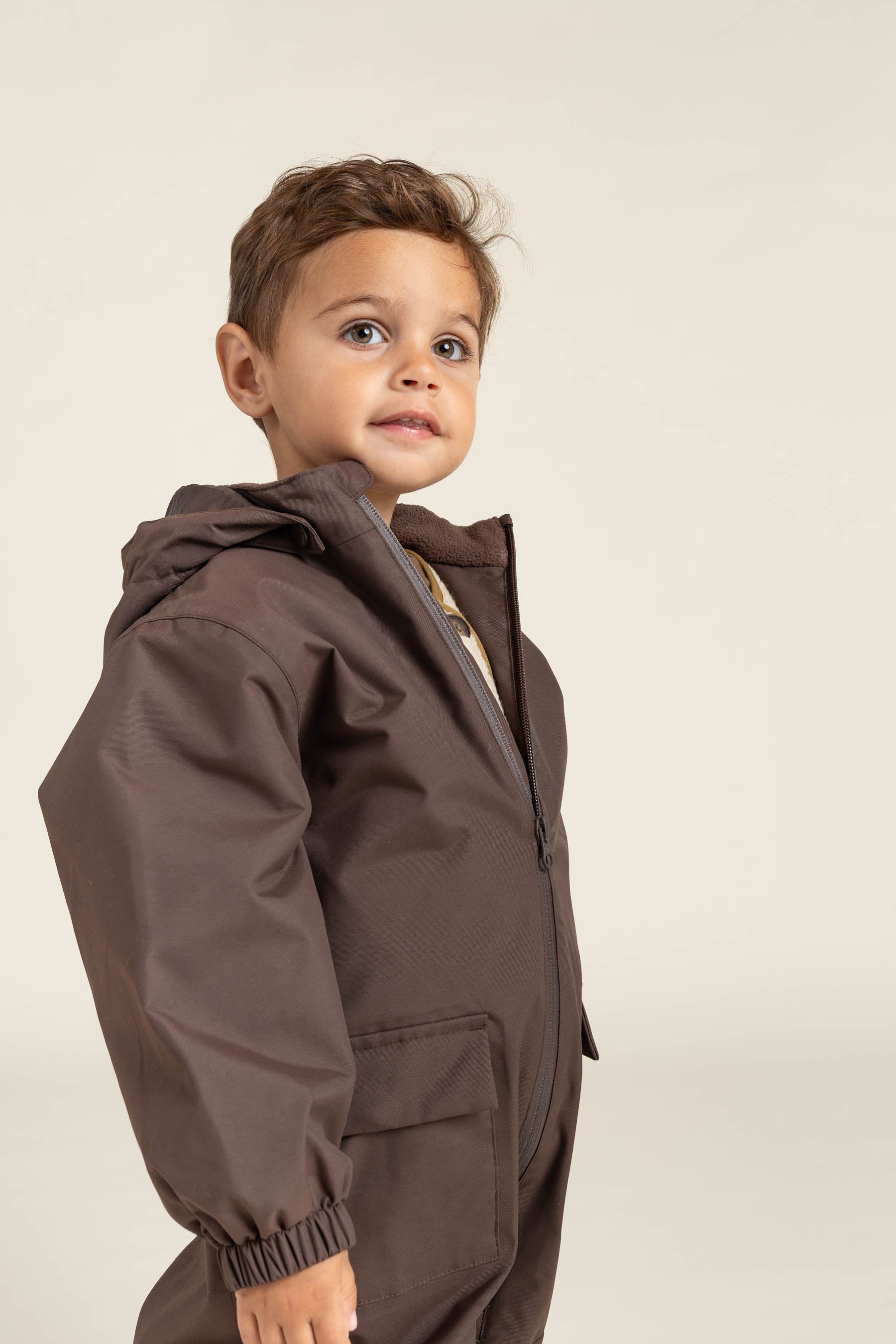 Shell Coverall - Kids - Chocolate | 100510 Dundee