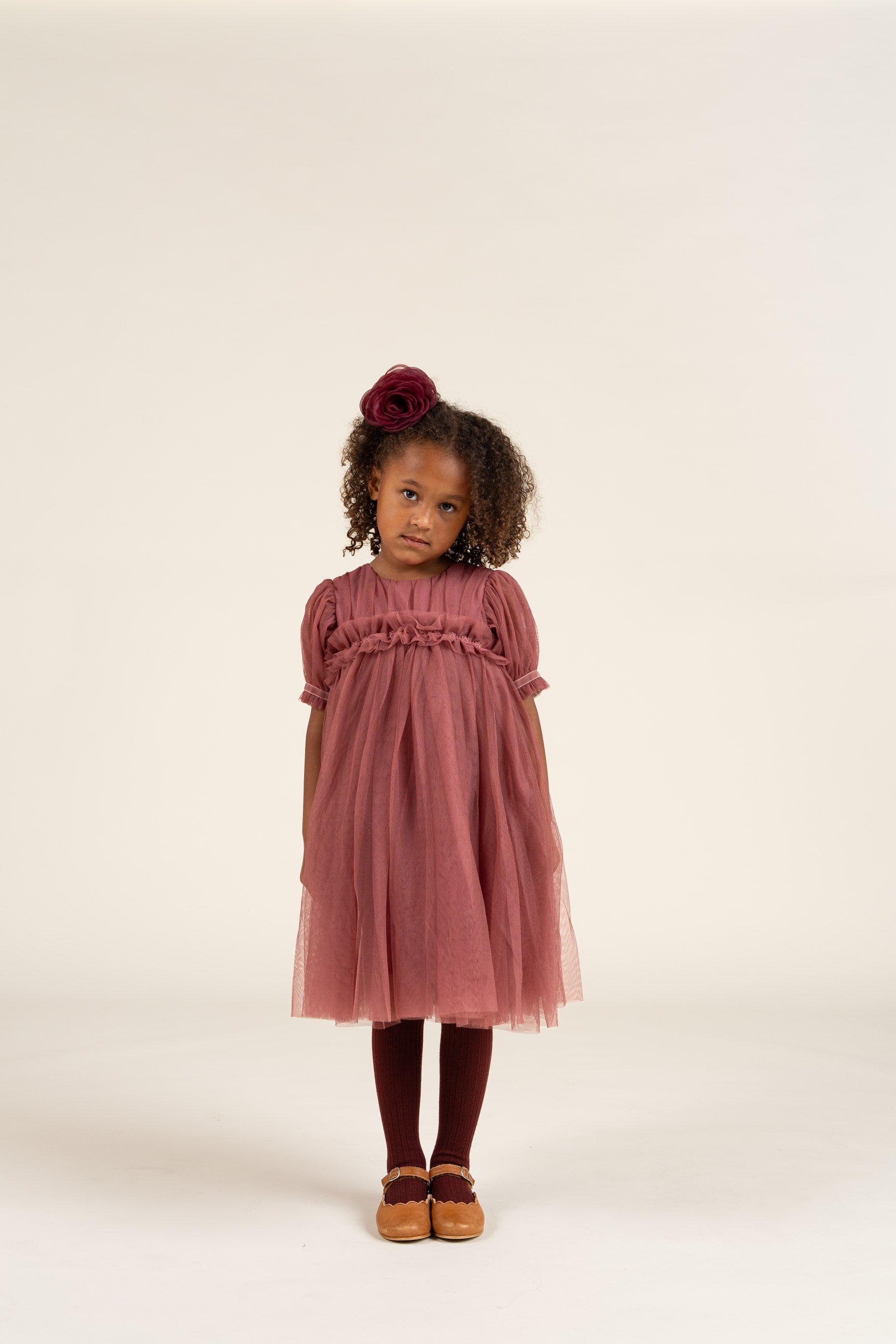 Tulle Dress - All - Vintage Red | 100671 Mille