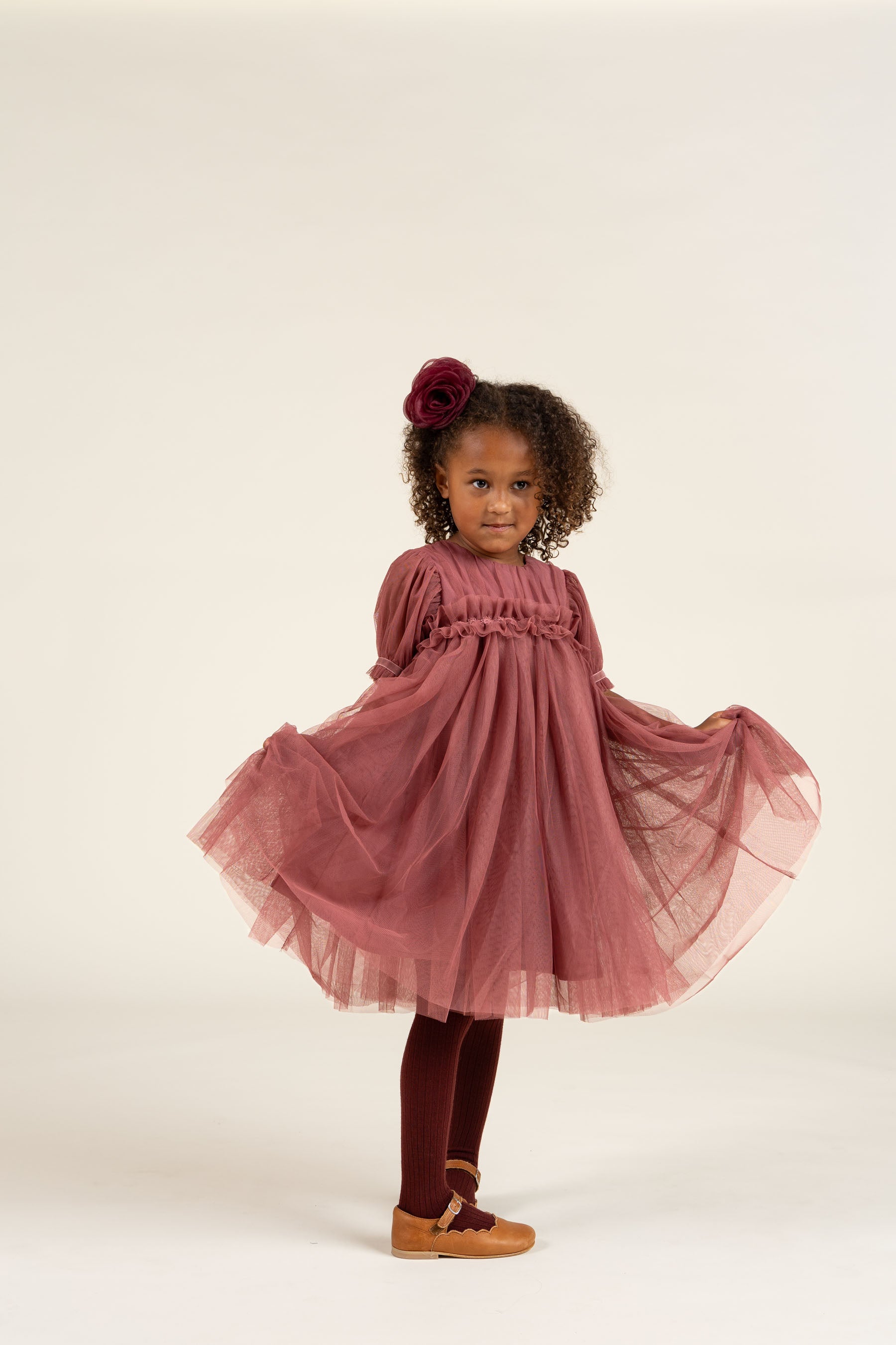 Tulle Dress - All - Vintage Red | 100671 Mille