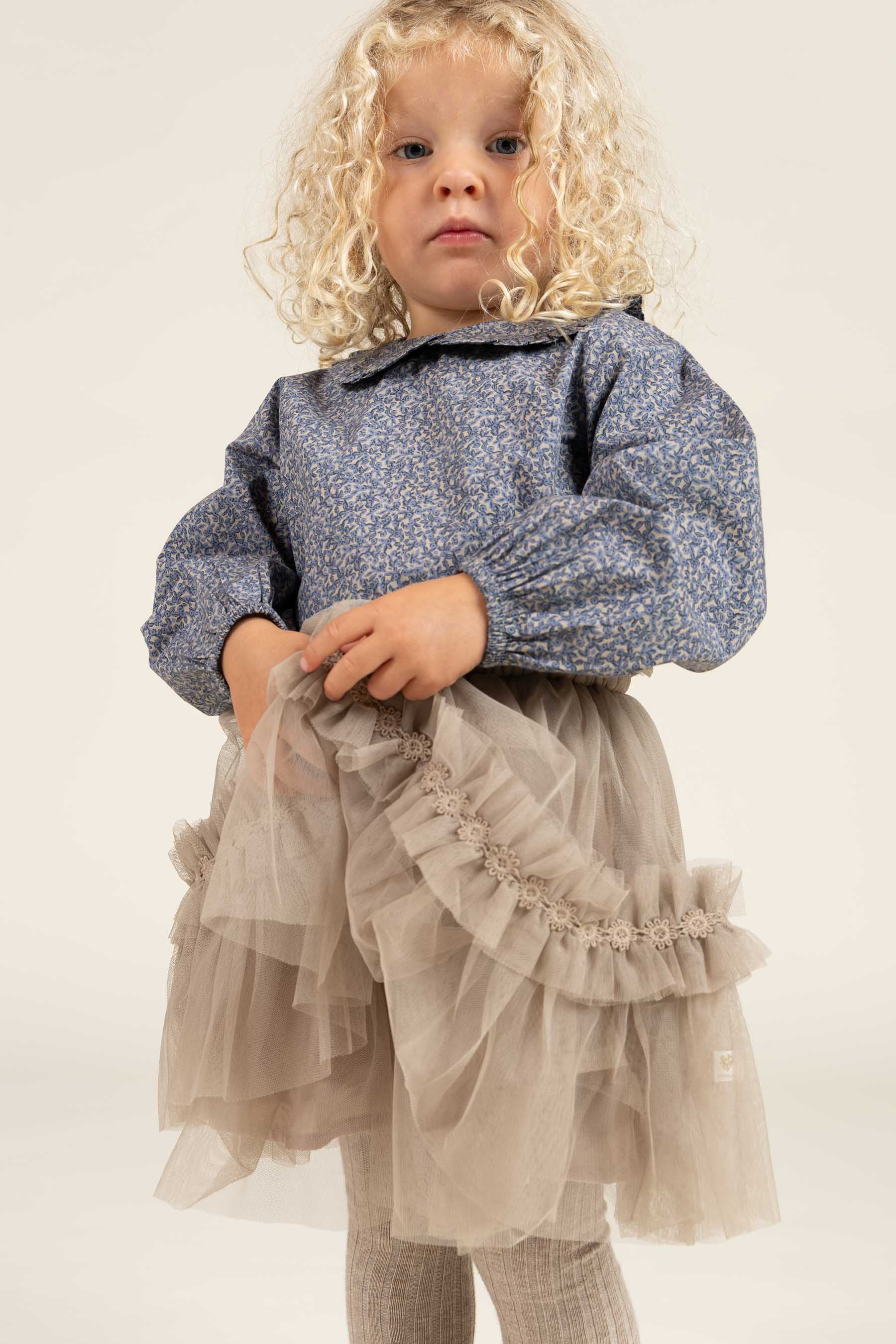 Tulle Skirt - All - Caffe Latte | 100670 Mille