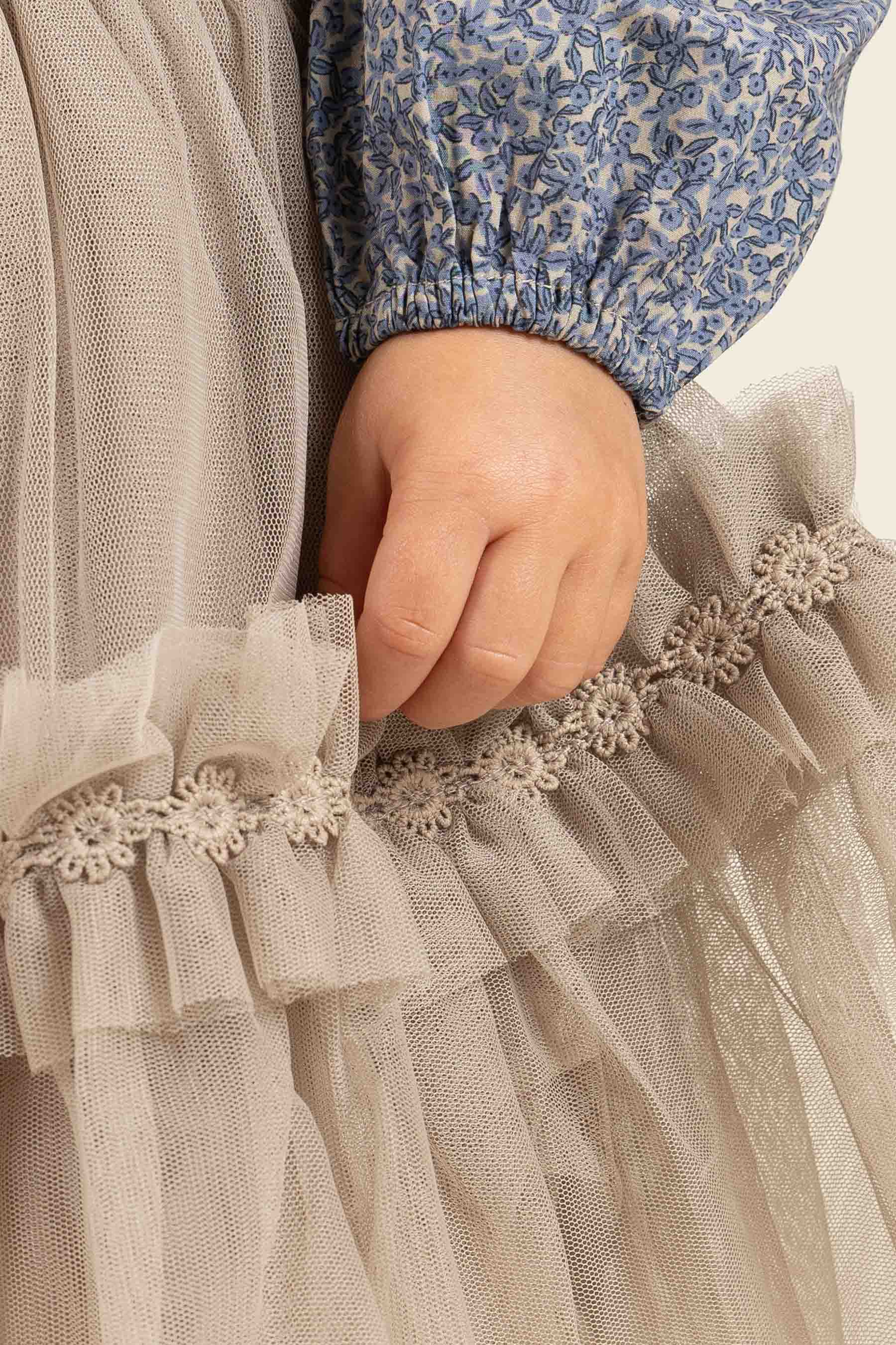 Tulle Skirt - All - Caffe Latte | 100670 Mille