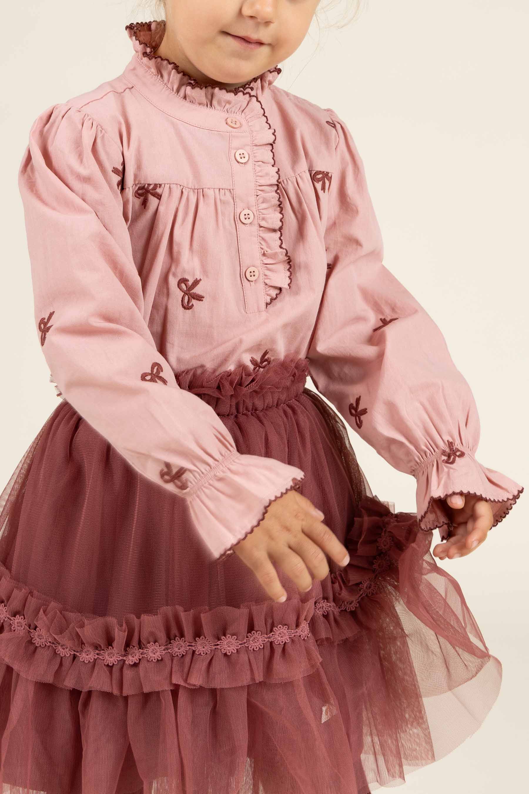 Tulle Skirt - All - Vintage Red | 100669 Mille