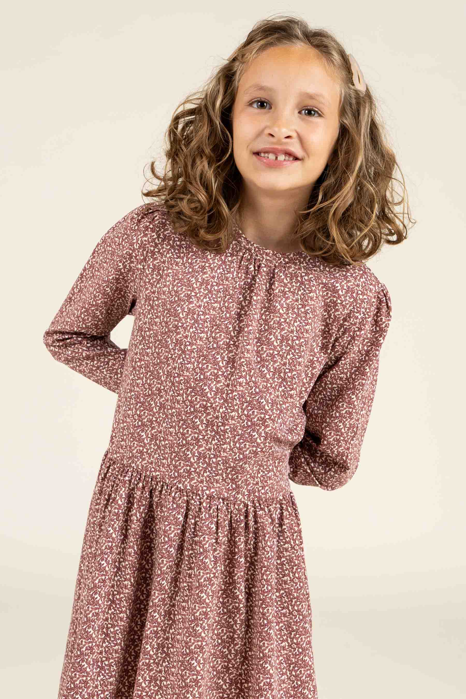 Printed Jersey Dress - Tween - Vintage Red | 100763 Ada