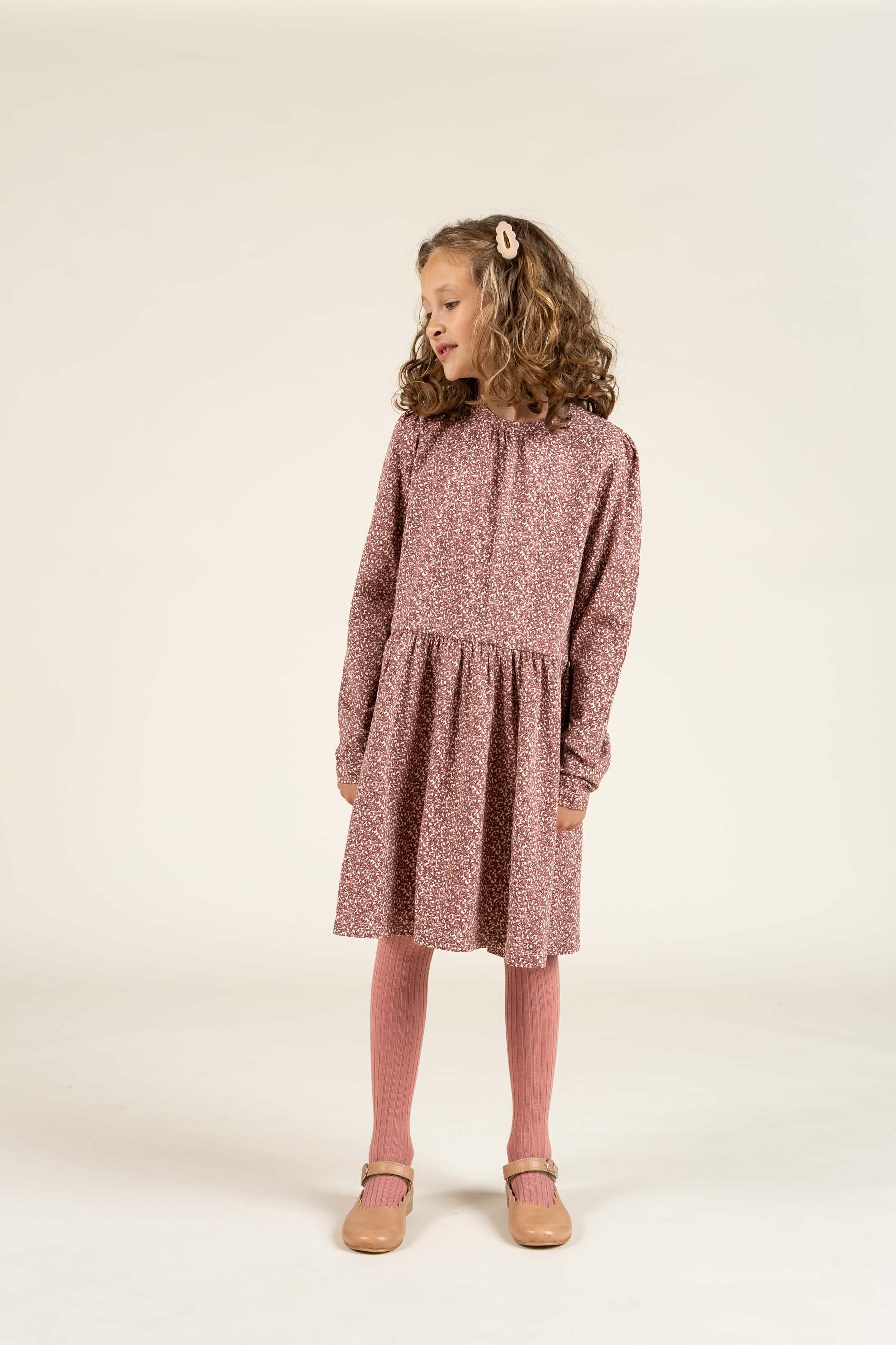 Printed Jersey Dress - Tween - Vintage Red | 100763 Ada