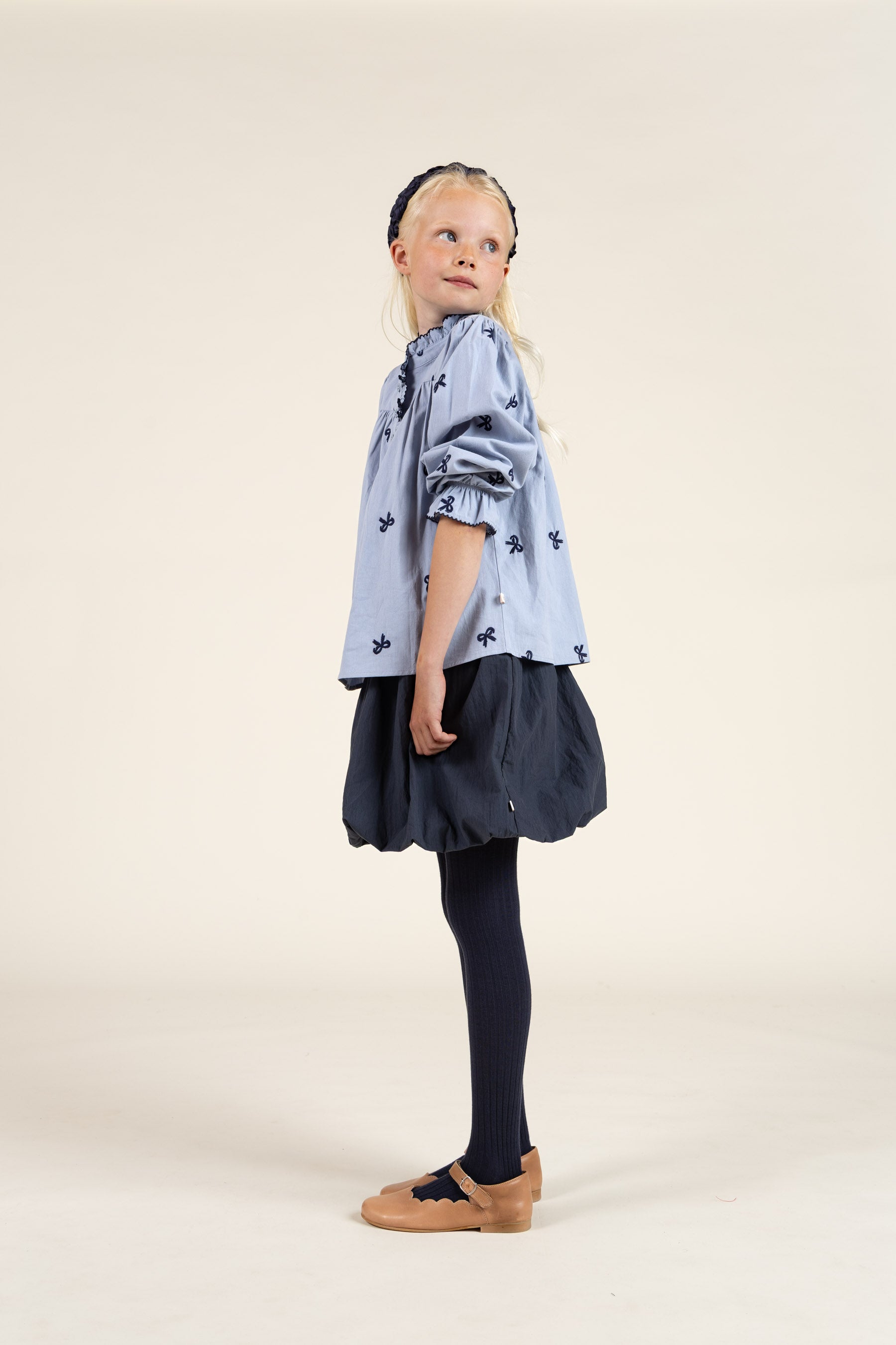 Balloon Skirt - Tween - Navy | 100665 Liliana