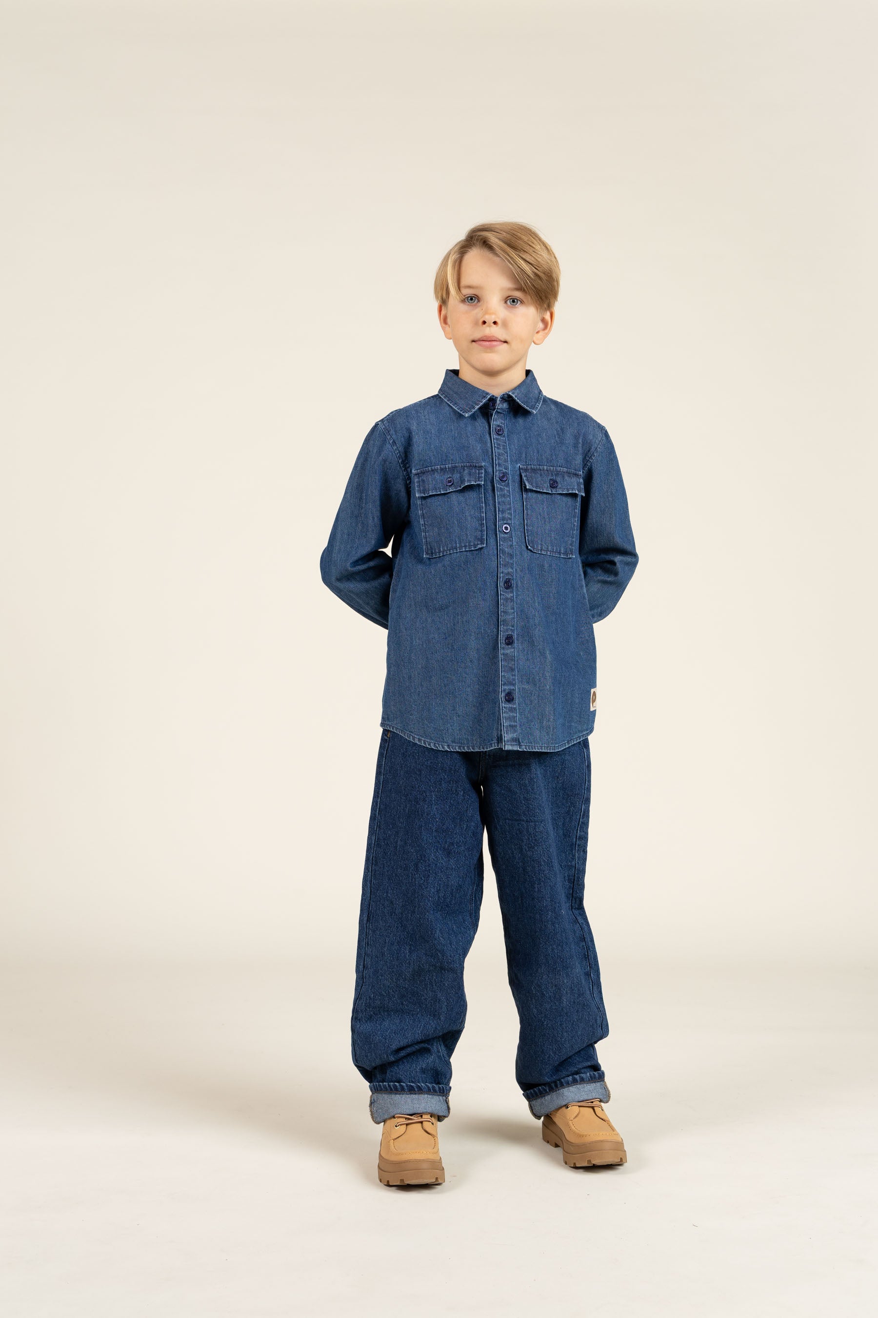 Denim Shirt - Tween - Dark Blue Denim | 100369 Delhi