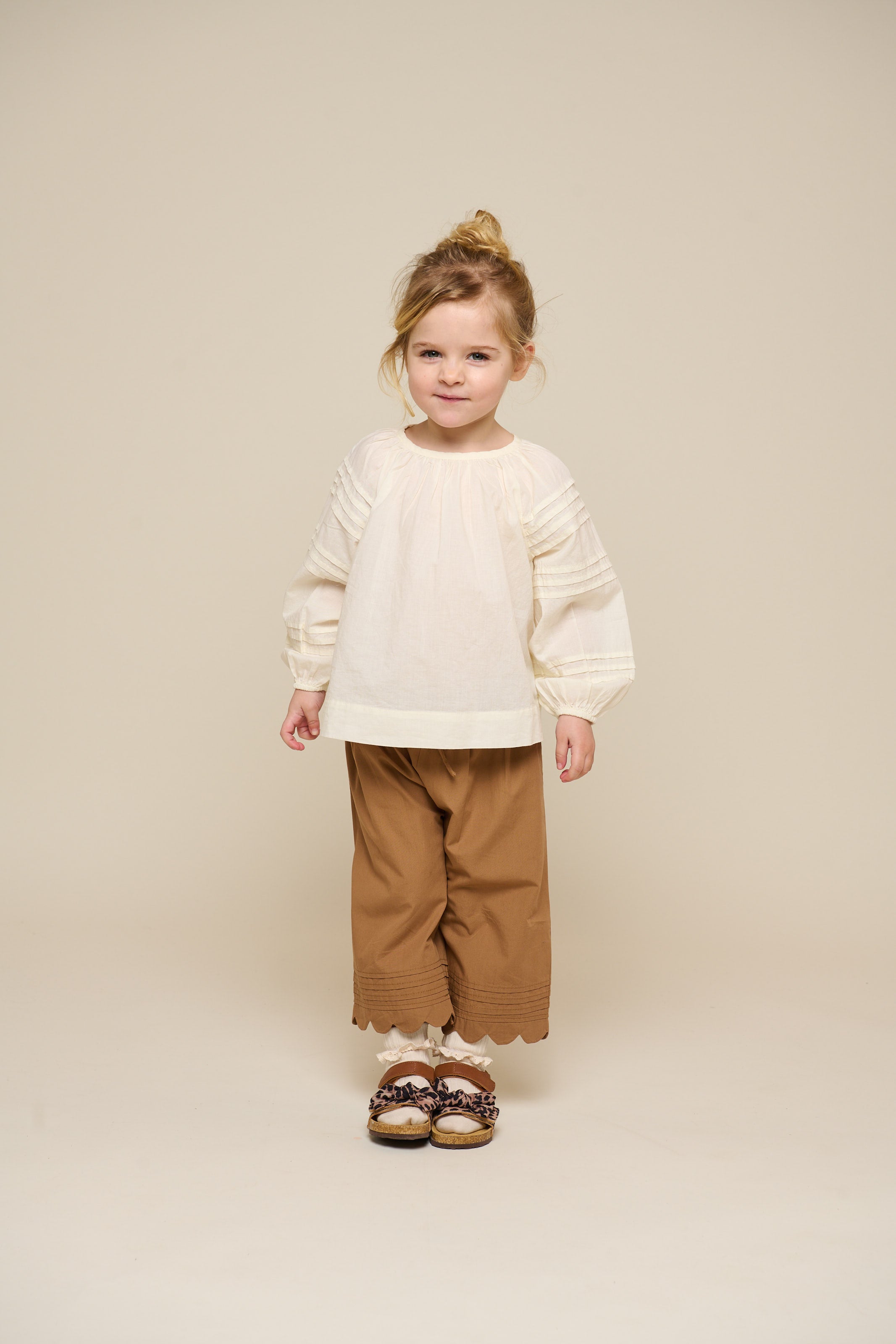Long Sleeve Blouse - Kids - Offwhite | 100988 Willa