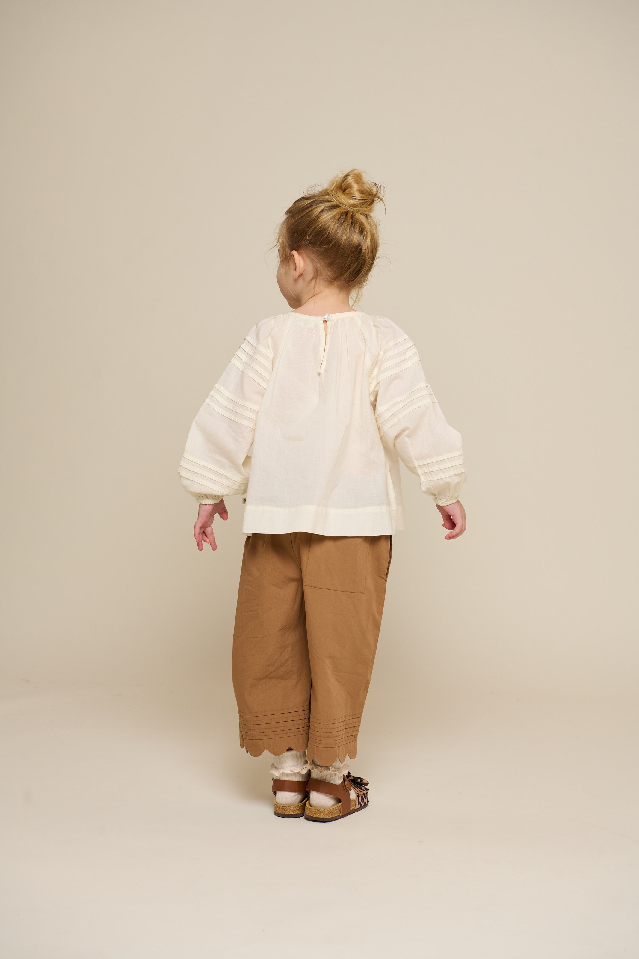 Long Sleeve Blouse - Kids - Offwhite | 100988 Willa