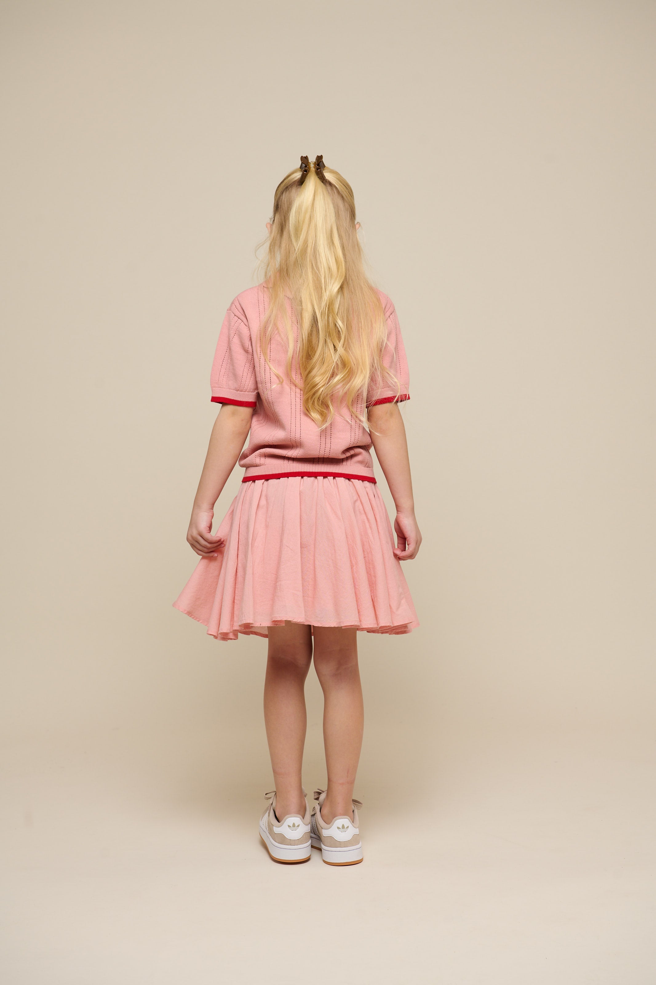 Cotton Skirt with Ric Rac Frill - Tween - Rose Tan | 101068 Alma
