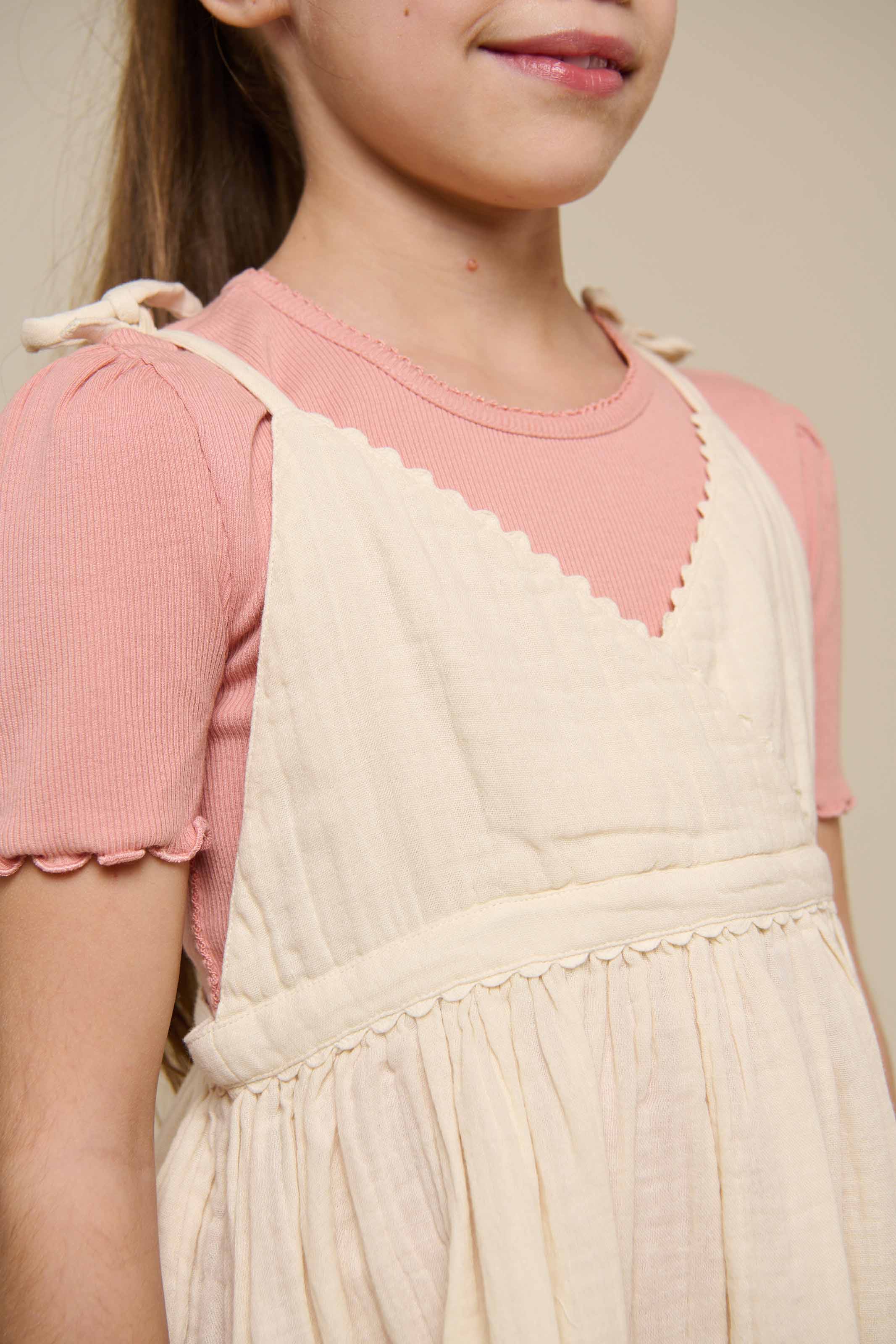 Gauze Strap Dress - Tween - Off White | 100911 Jasmine