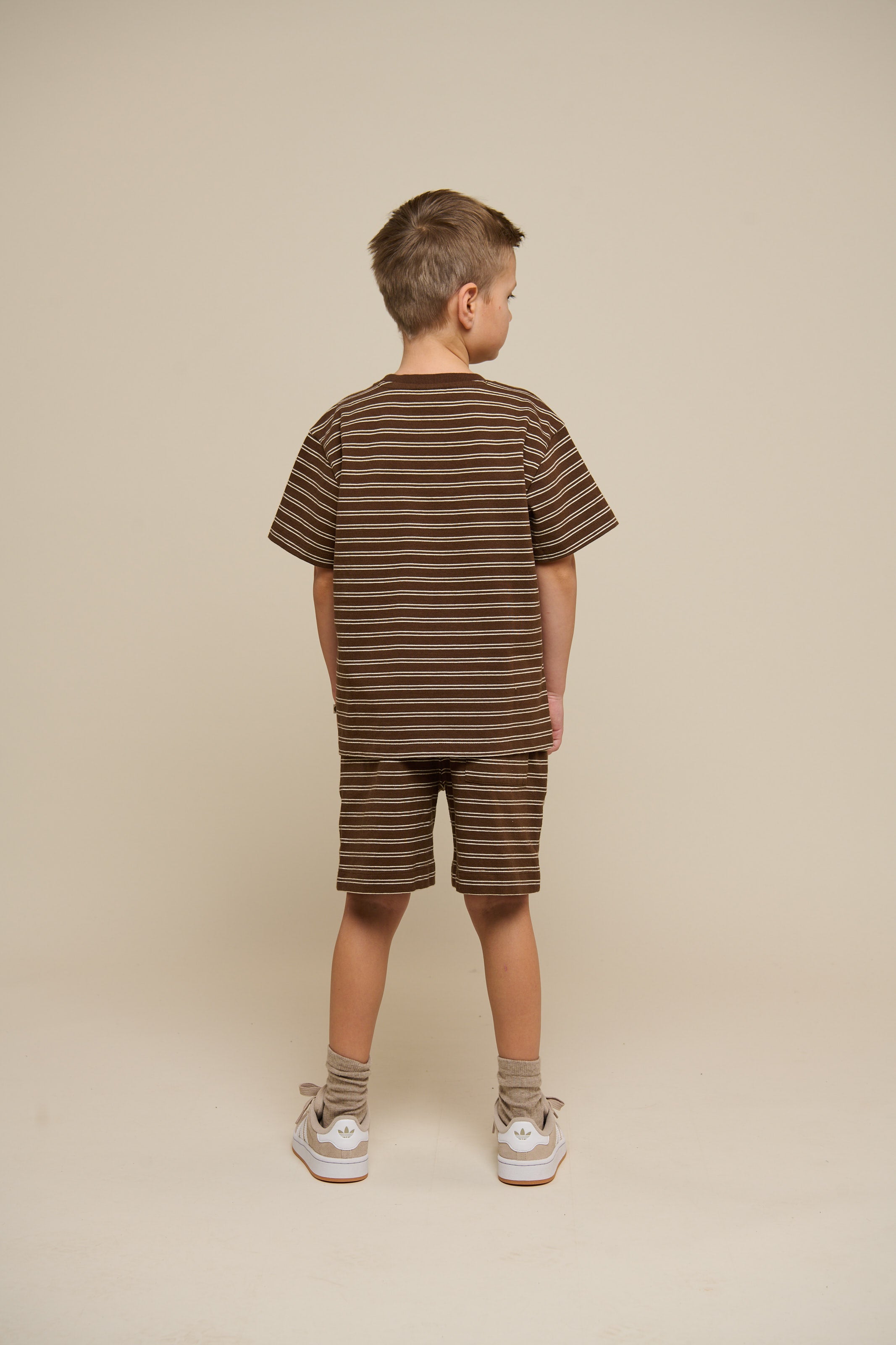 Striped T-shirt - Tween - Dark Brown | 101178 Otto