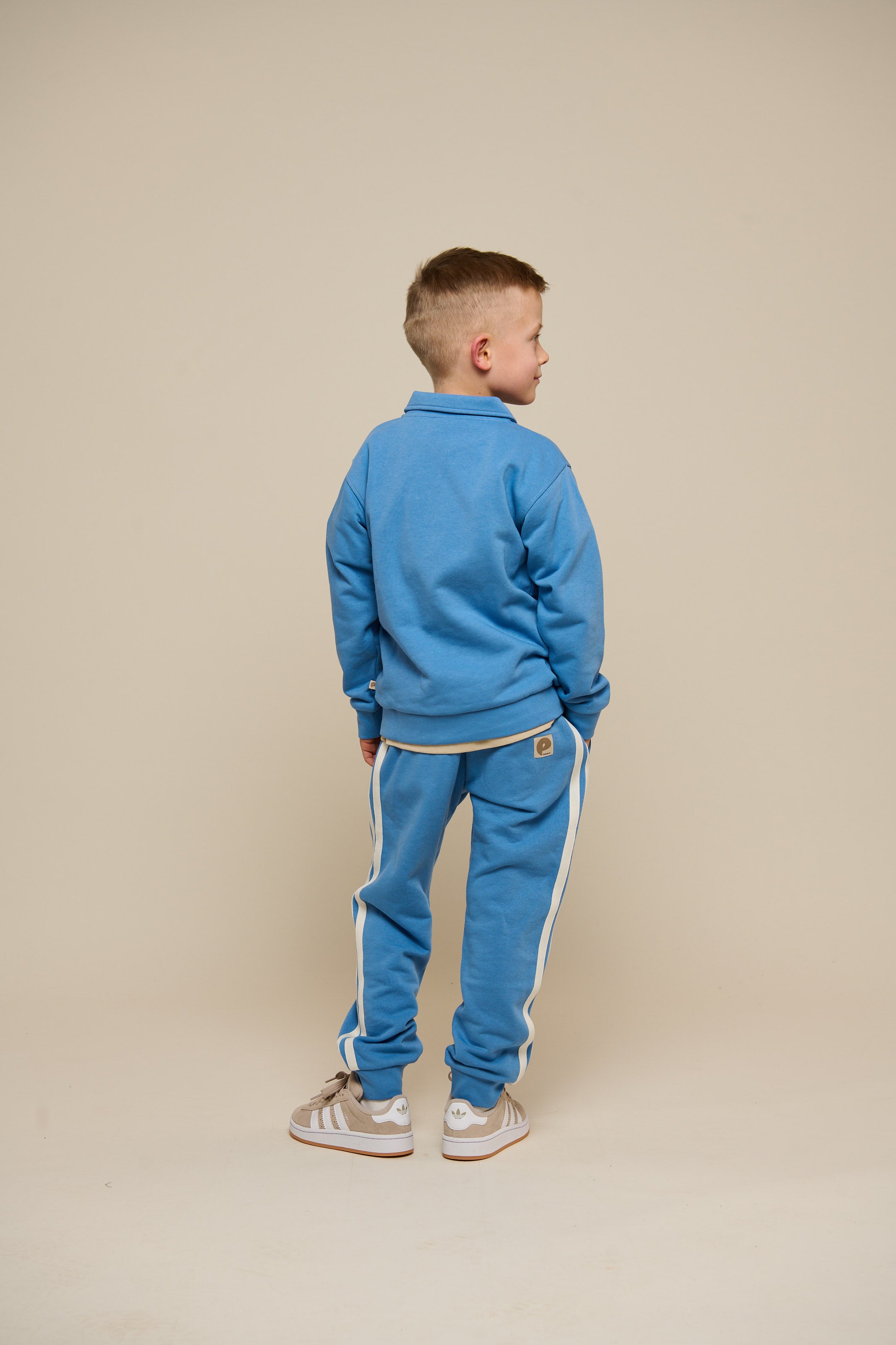 Sweat Pants with Tape - Tween - Dusty Blue | 101258 Carter