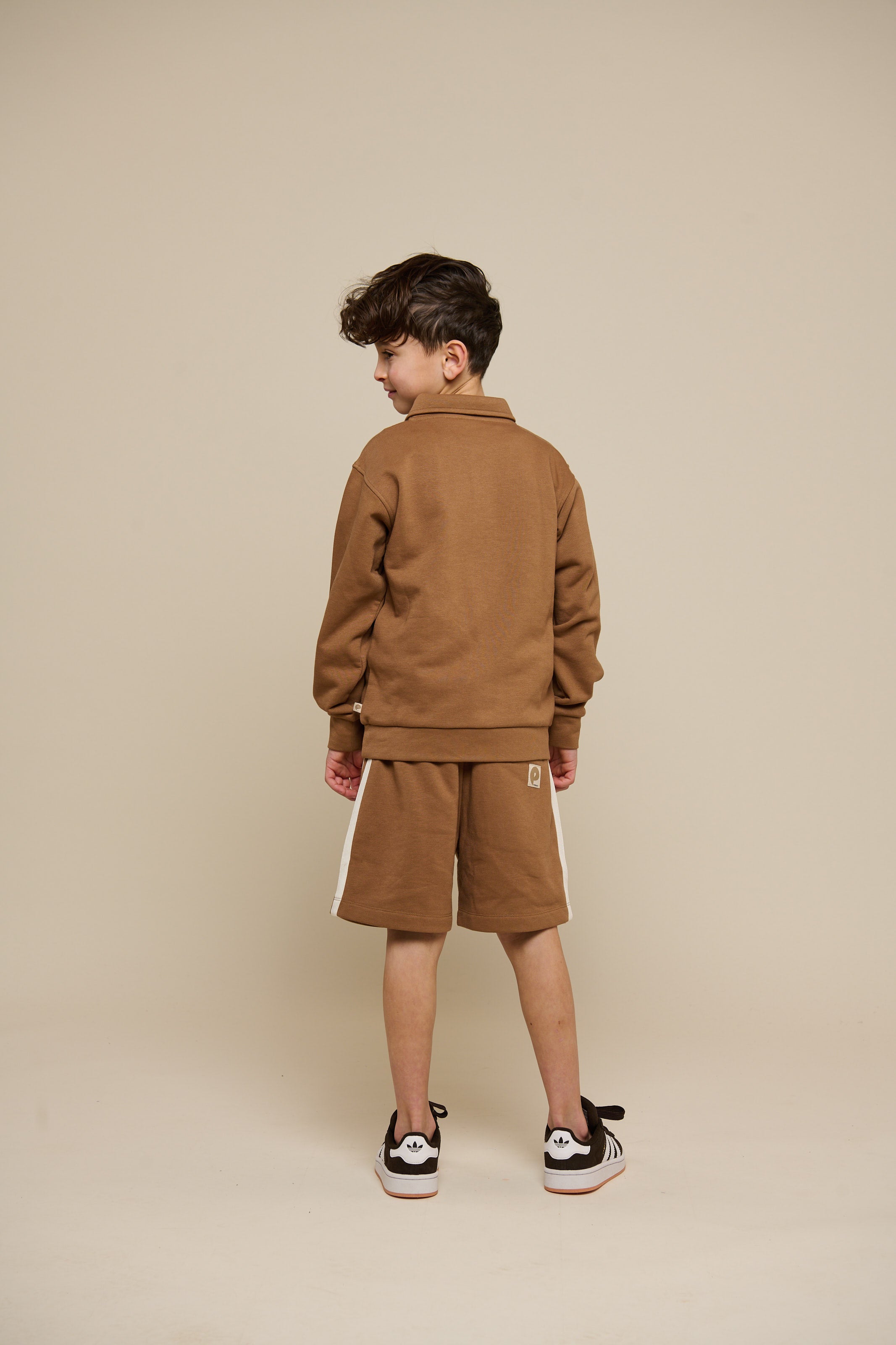 Sweat Shorts with Tape - Tween - Coconut | 101264 Carter