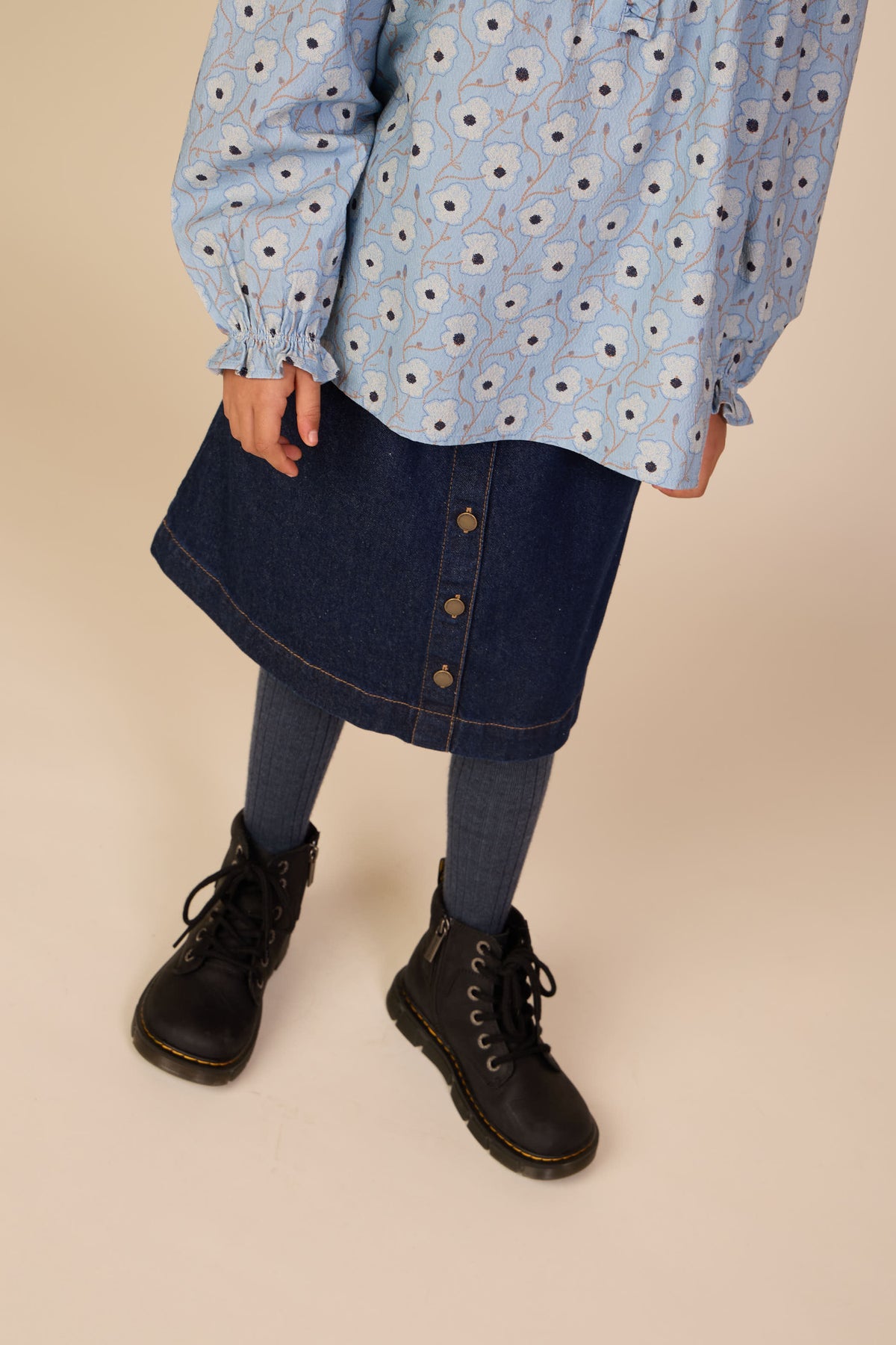 Denim Skirt - Kids - Dark Blue | 101636 Alison