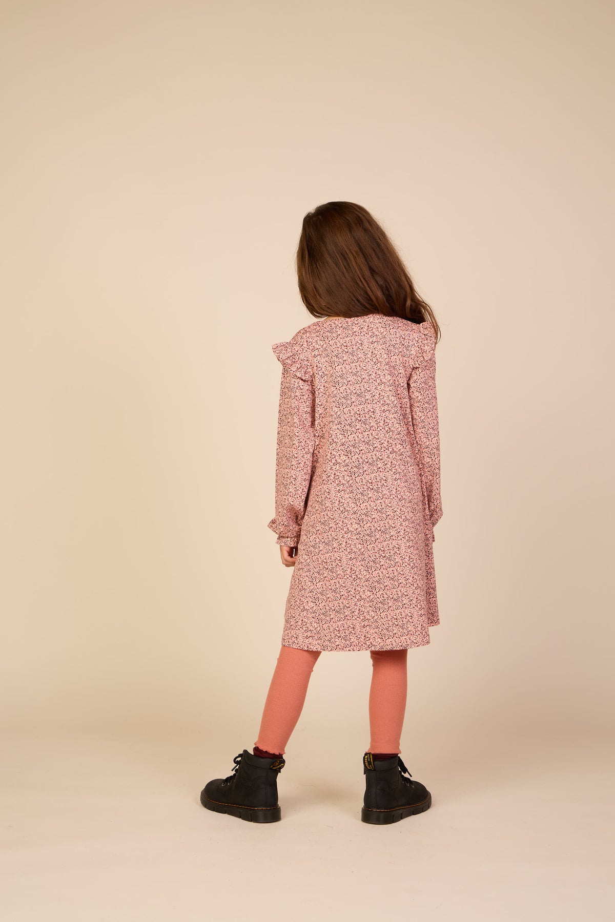 Printed Jersey Dress - Tween - Rose/Bordeaux | 101556 Heidi