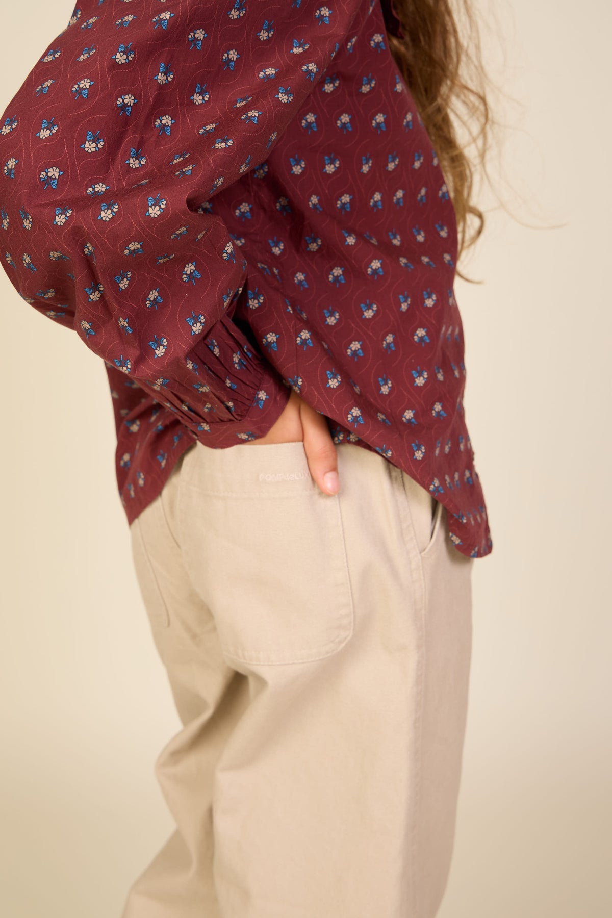 Baggy Trousers - Kids - Light Beige | 101529 Jenna