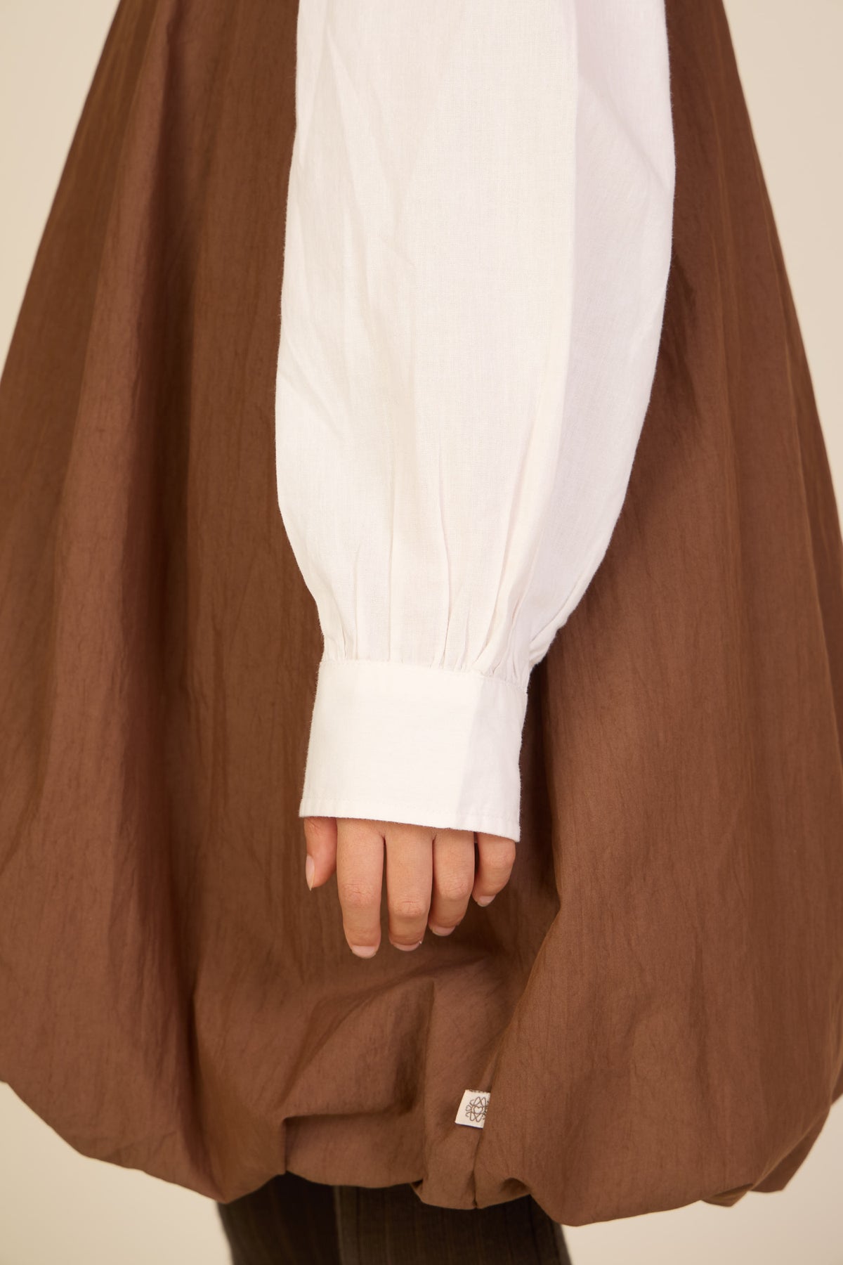 Bubble Hem Dress - Tween - Brown | 101514 Celeste