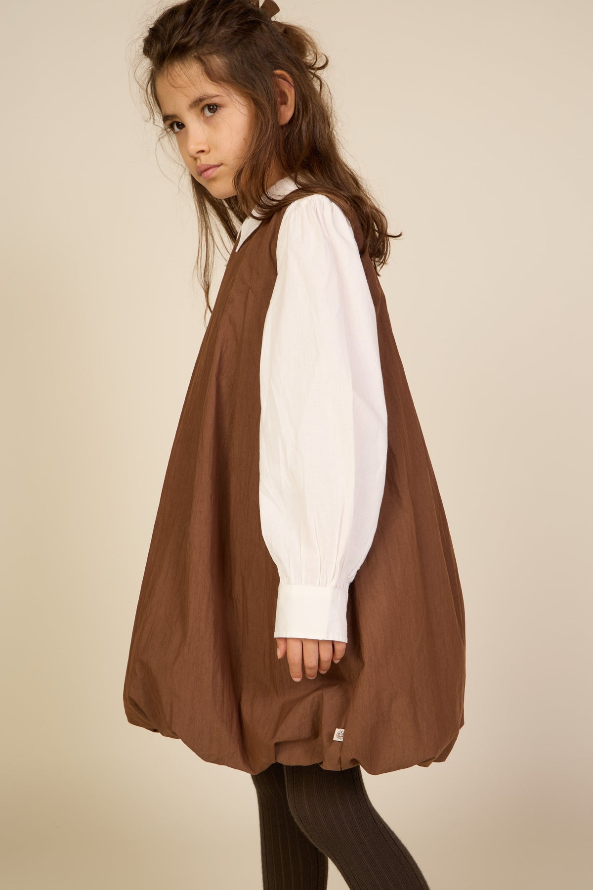 Cotton Shirt with Lace Collar - Tween - Offwhite | 101460 Holly