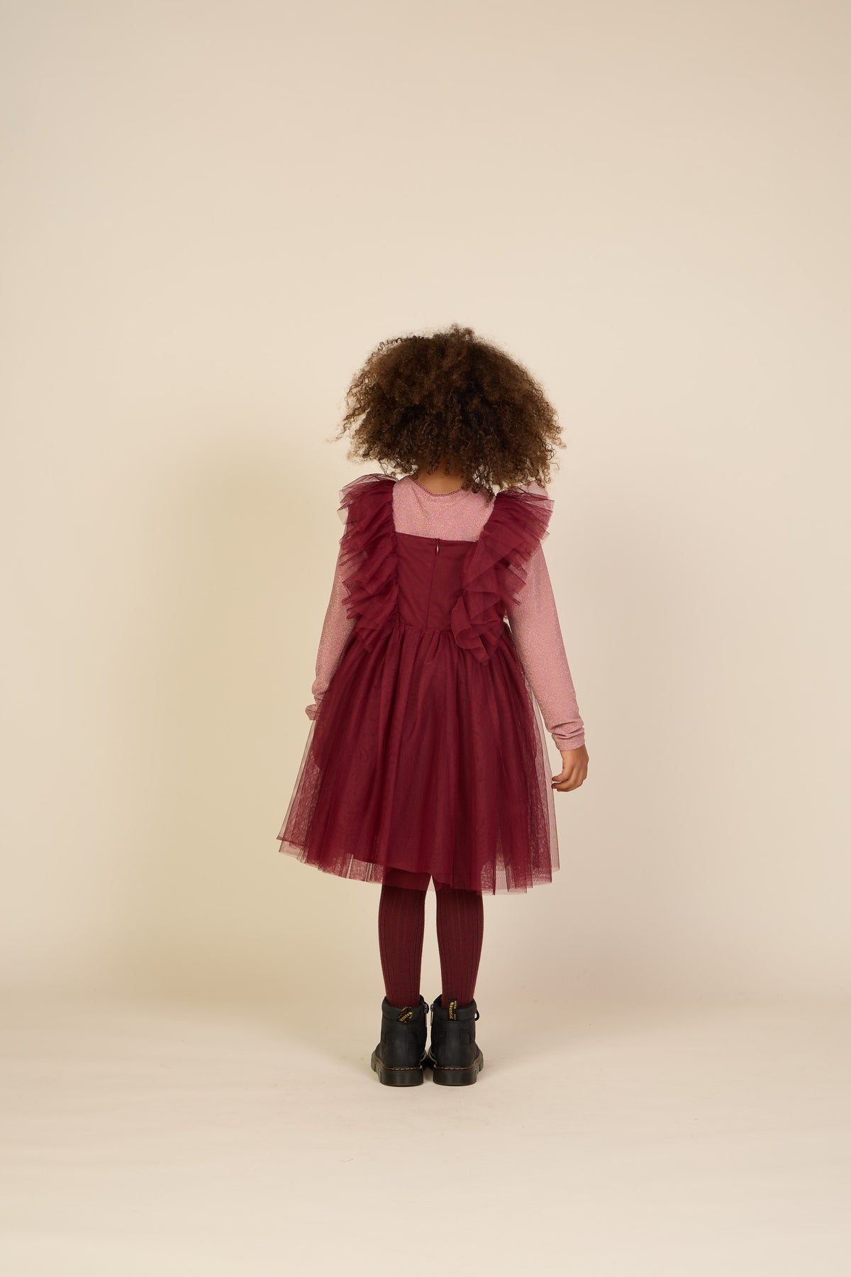 Tulle Dress - Tween - Bordeaux | 101508 Bianca
