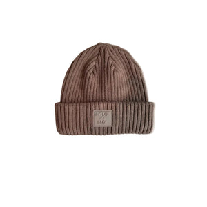 Cotton Knit Beanie - All - Brown | 101517 Todd