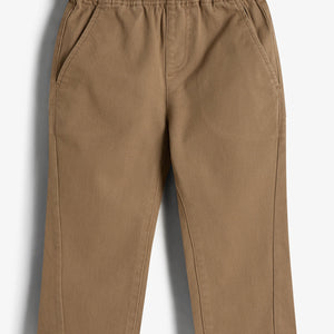Casual Pull-on Chinos - Little - Walnut