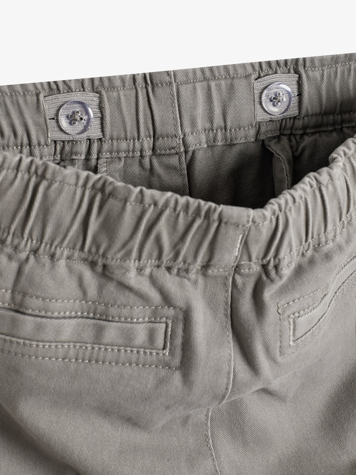 Casual Pull-on Chinos - Little - Grey