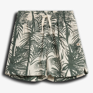 Linen Tropical Shorts - Tween - Petrol | 100398 Mateo