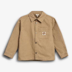 Canvas Overshirt - Beige | 100126 Dereck