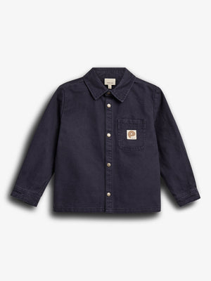 Canvas Overshirt- Navy | 100128 Dereck