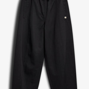 Barrel-leg Tencel Trousers - Tween - Black | 100133 Asta