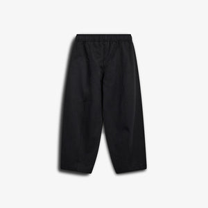 Barrel-leg Tencel Trousers - Tween - Black | 100133 Asta