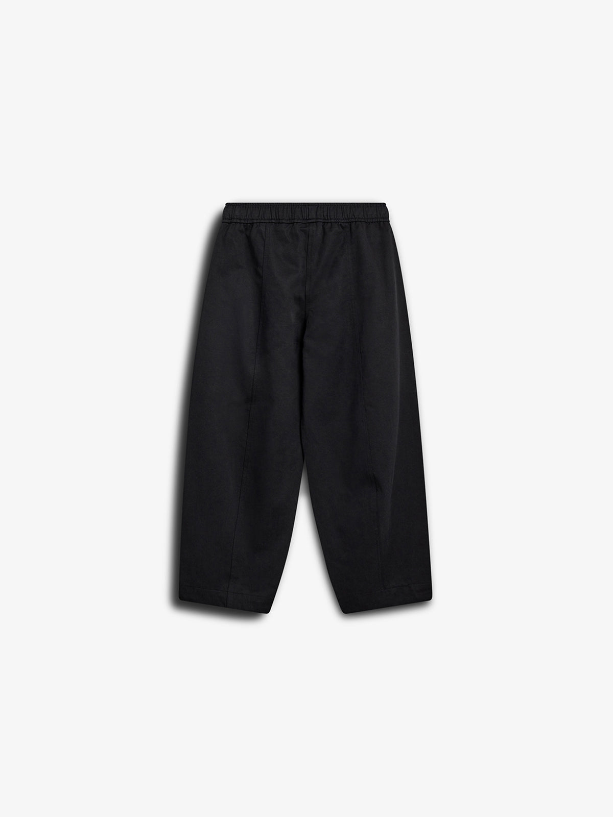Barrel-leg Tencel Trousers - Tween - Black | 100133 Asta