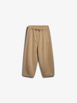 Barrel-leg Tencel Trousers - Tween - Beige | 100135 Asta