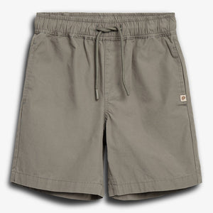 Poplin Shorts Solid - Green Smoke | 100137 Sixten
