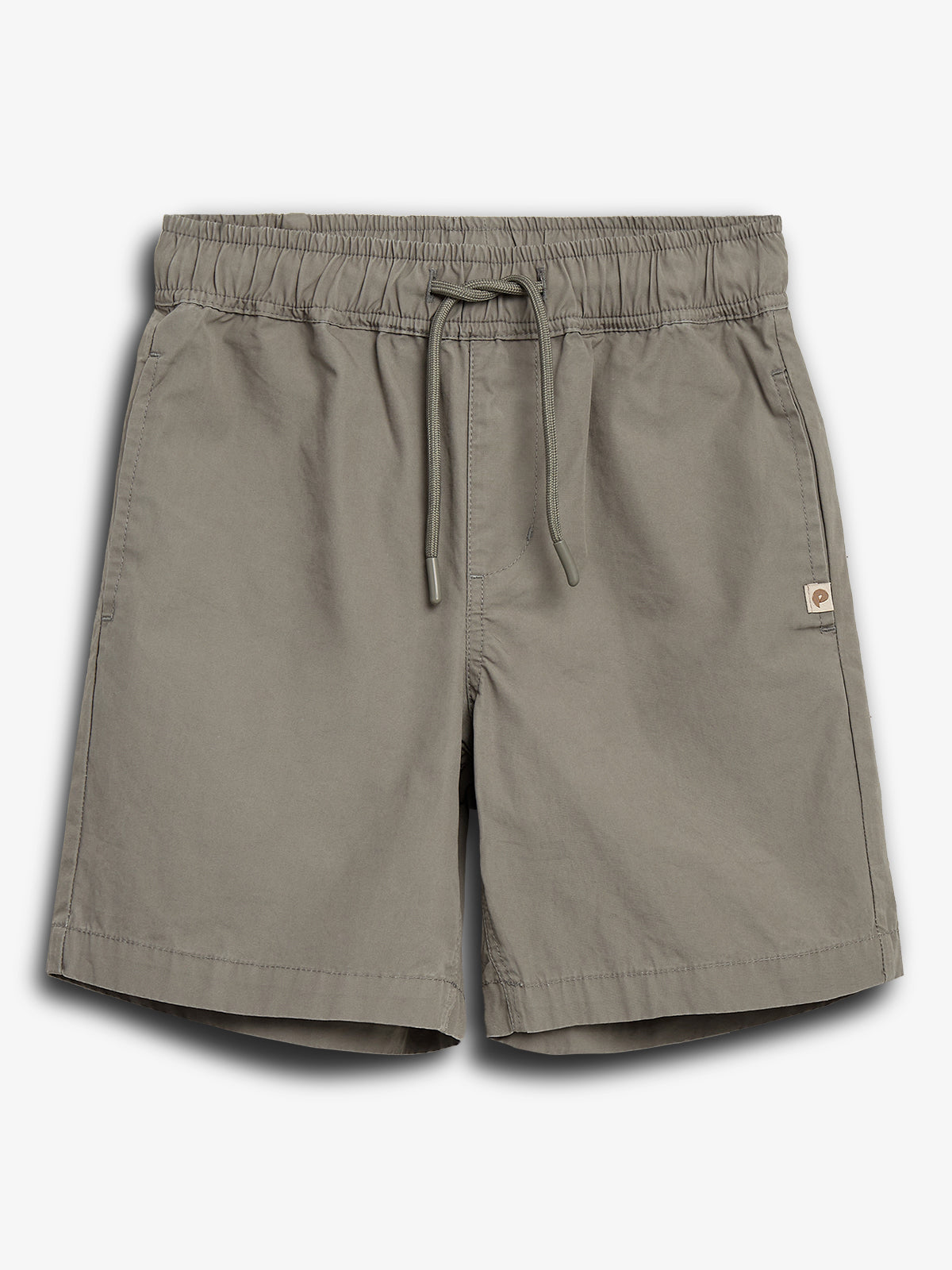 Poplin Shorts Solid - Green Smoke | 100137 Sixten