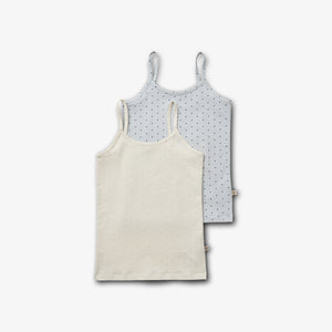 Undershirt 2-pack - Blue | 100148 Clara