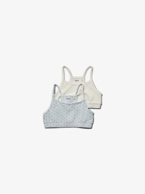 Crop top 2-pack - Blue | 100150 Clara