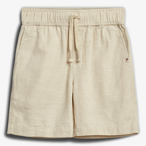 Baggy Linen Shorts - Tween - Nature | 100411 Noah