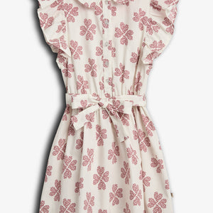Heart Print Shirt Dress - Off White / Blush | 100236 Cloe