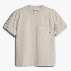 Slub Jersey Pocket T-Shirt - Off White | 100250 Emil