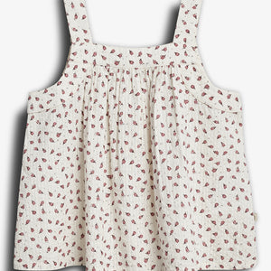 Flower Print top - Tween - Blush Flower | 100424 Annie