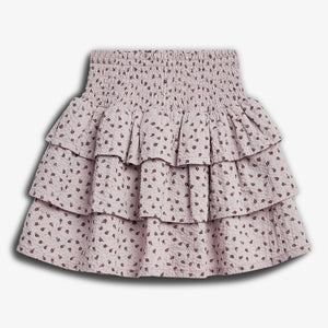 Flower Print Ruffle Skirt - Tween - Purple Flower | 100429 Annie