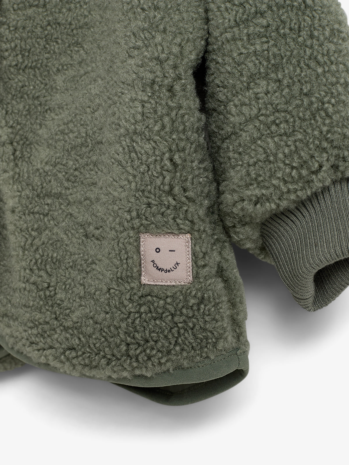 Hooded Teddy Jacket - Little - Green