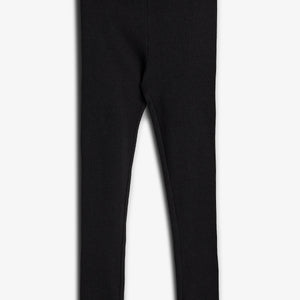 Modal Rib Leggings - Black | 100329 Fiona